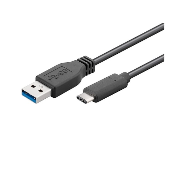 Microconnect USB3.2CA1, 1 m, USB A, USB C, USB 3.2 Gen 2 (3.1 Gen 2), 10 Gbit/s, Svart