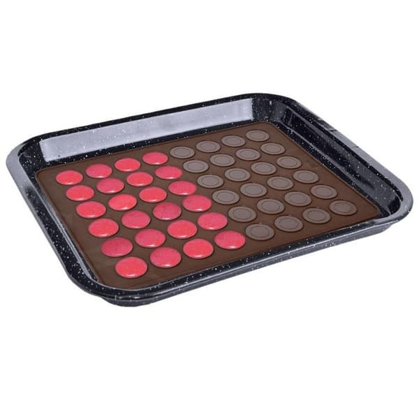 Bakform i silikon för franska macarons - två storlekar
