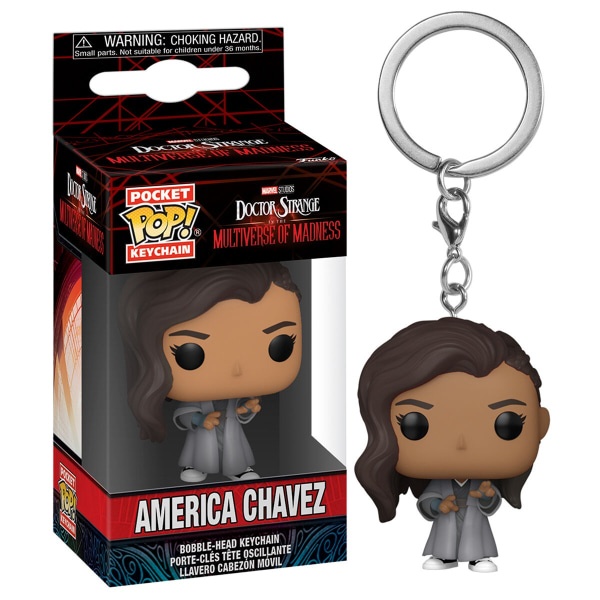 Pocket POP-nøglering Marvel Doctor Strange America Chavez