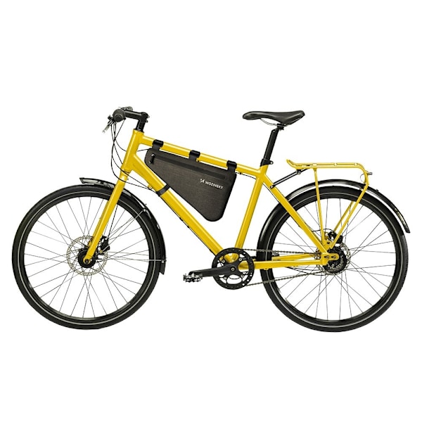 Cykelväska för cykelram, 5 l, grå