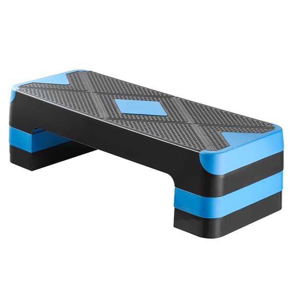 Aerobic Step Platform, 28-tums, Justerbar, 4 Steghöjder