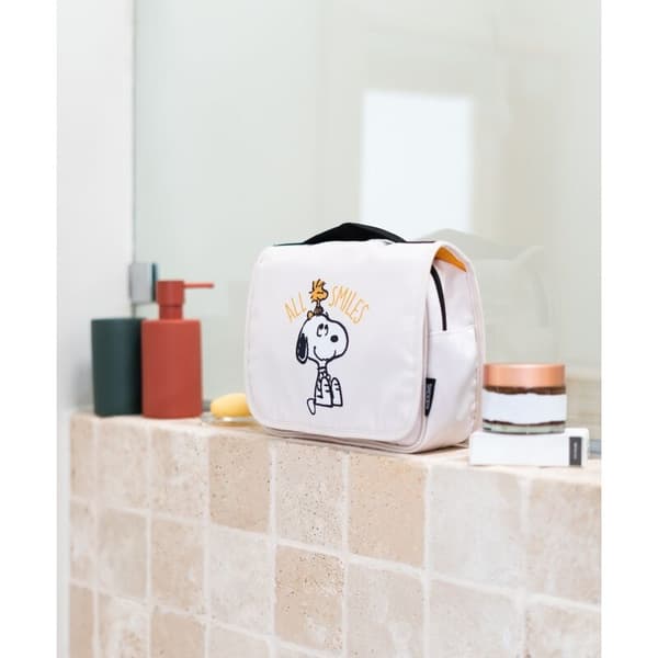 Snoopy Vanity Case med spejl og opbevaringsrum