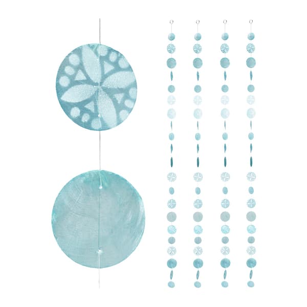 Capiz Shell Garlands, 4 kpl -sisustus sisä-/ulkokäyttöön