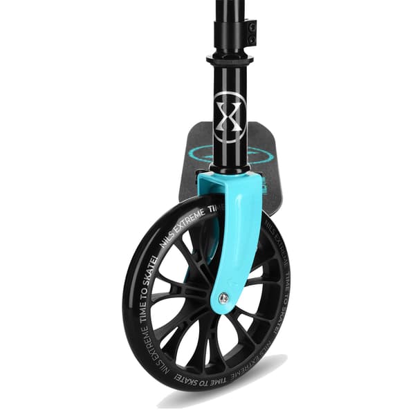 Sort sparkescooter, foldbar, letvægtsdesign