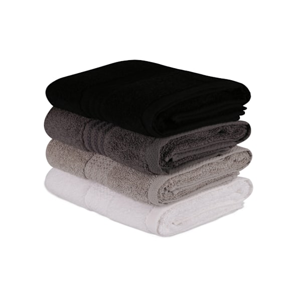 Handduksset (4 delar) Rainbow - Svart