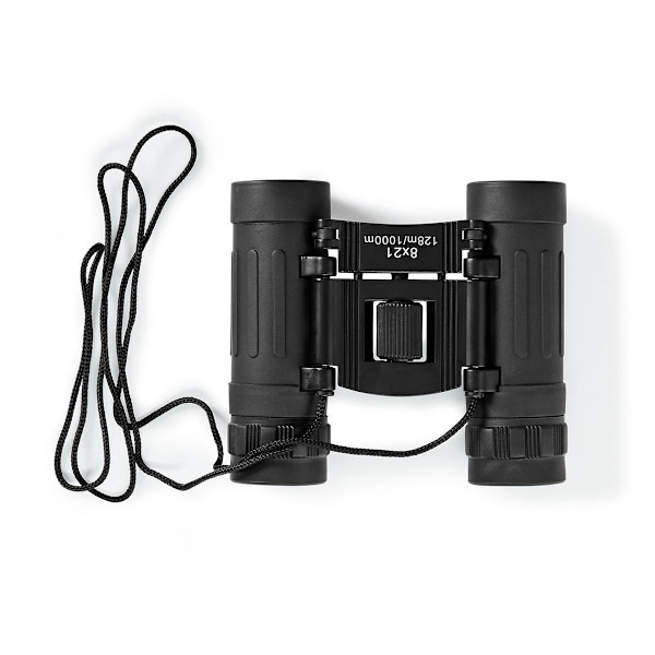 Binocular | Förstoring: 8 x | Objektivlinsdiameter: 21 mm | Synfält: 128 m | Resväska ingår | Svart