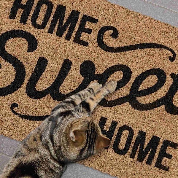 Ovimatto kookoskuitu "Home Sweet Home"