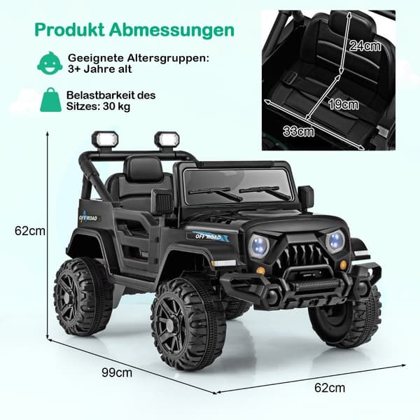 Fjärrkontroll Elektrisk åkande lastbil med LED-lampor