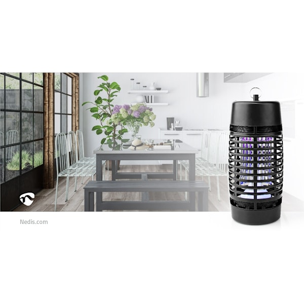 Hyttysvaloansa | 3 W | Lampun tyyppi: LED valo | Vaikutusetäisyys: 30 m² | Musta
