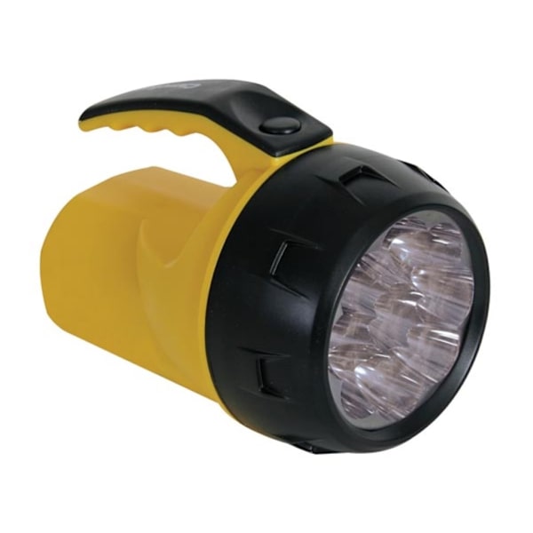 Led-taskulamppu - 9 lediä - 4 x Aa-kennolla