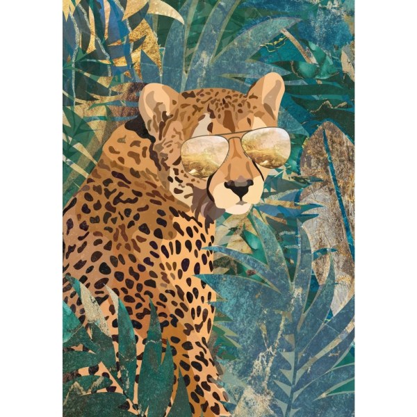 Rockstar Cheetah In The Jungle - 30x40 cm