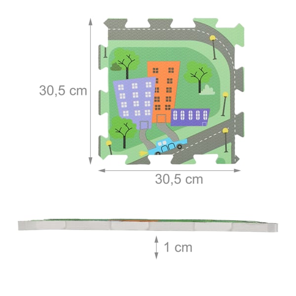 Pusselmatta stad