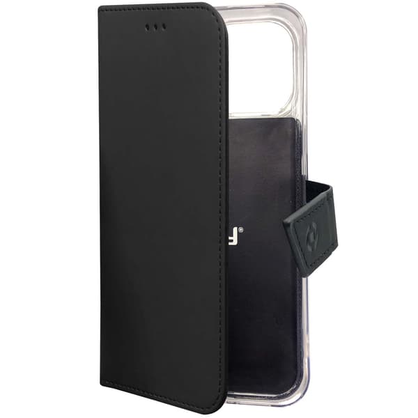 iPhone 18/17 Pro Max Pung-etui, Sort Øko-Læder