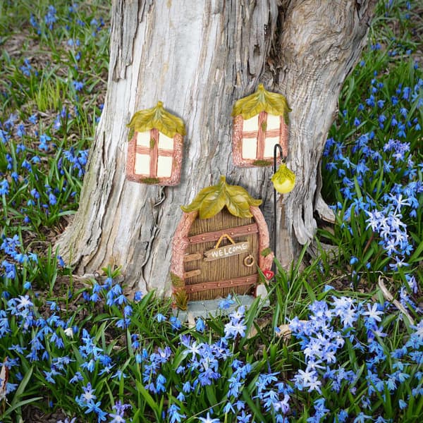 Fairy dörrset "Tak av löv"