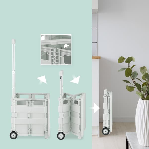 Shoppingvagn med lock