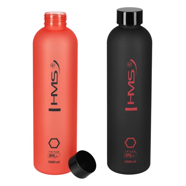 Tritan vattenflaska, röd, 1000 ml