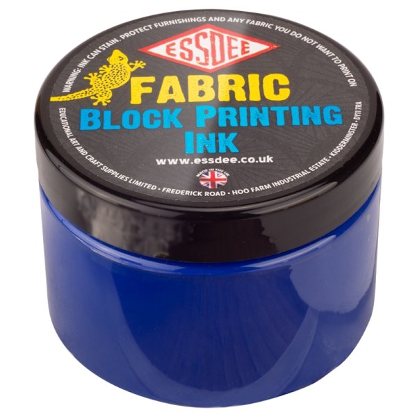 Essdee Fabric Block painomuste 150 ml. - Sininen