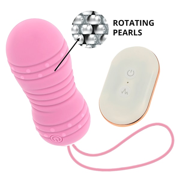 Ohmama - Remote Control Egg 7 Modes Rotation Pink