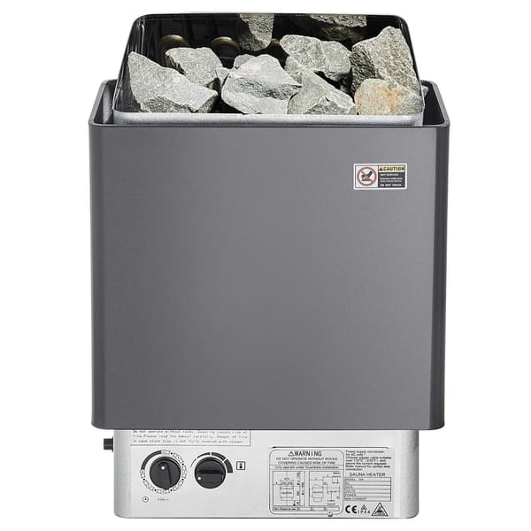 Elektrisk saunaovn 8 kW til 8–12 m³, 400 V, 3 t timer