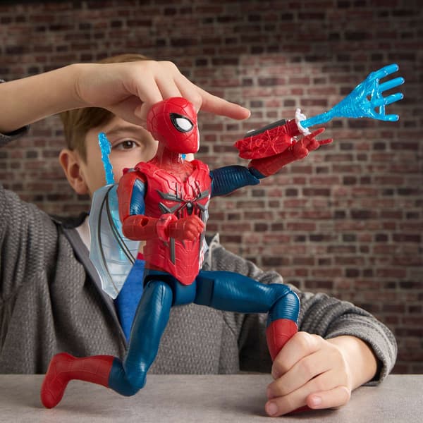 Spider-Man actionfigur med 12 tilbehør, 29,2 cm