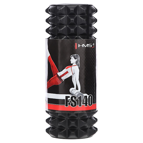 Sort Foam Roller, High-Density, 140 cm