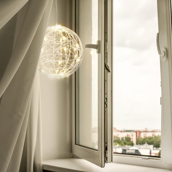 LED Hängljusdekoration, 25cm – Höst & Jul