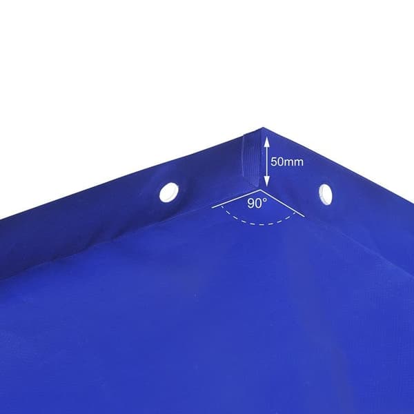 Släpvagnsöverdrag med elastisk snöre 2575x1345x50mm