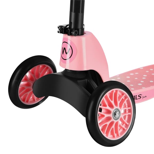 2-i-1 lyserød scooter til børn