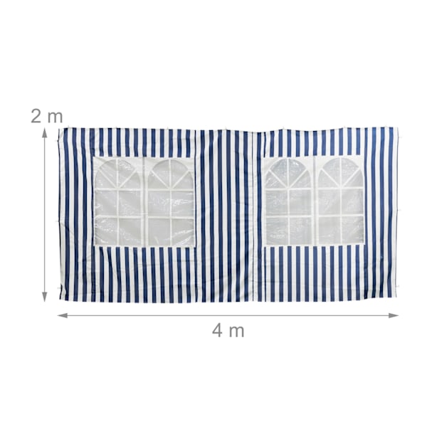Paviljongin sivupaneelit 3x4m sarja 3 kappaletta