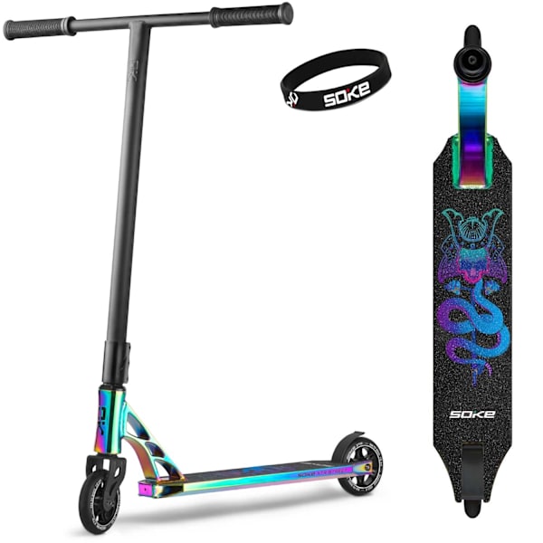 Extrem Trickskoter SOKE XTR Street Rainbow
