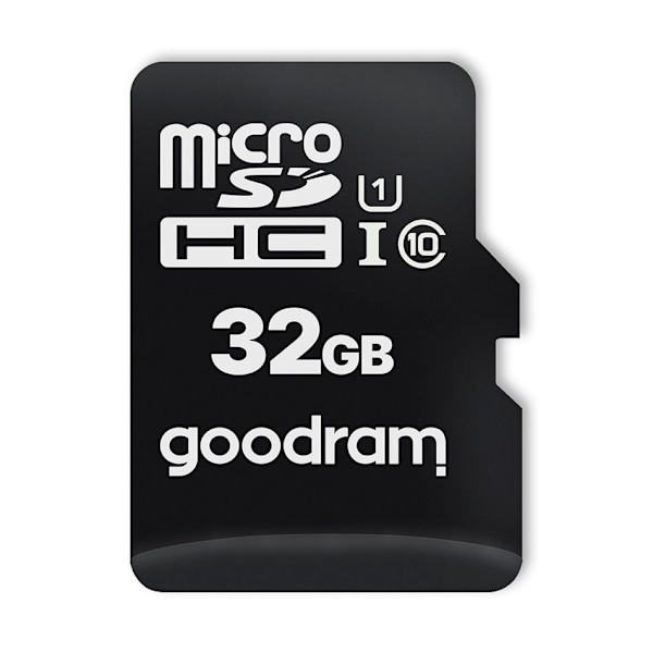 Mikrokort 32GB micro SD HC UHS-I klass 10 minneskort + SD-adapter