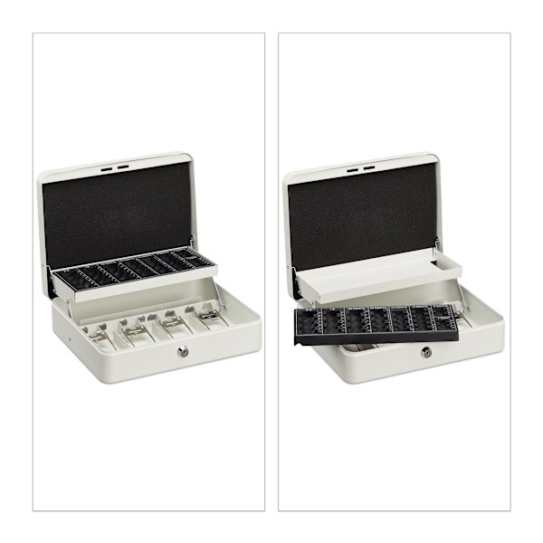 Kassalåda med lås