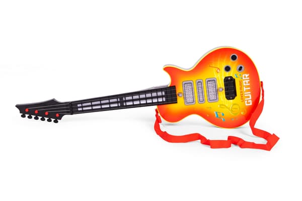 Børnerockguitar med infrarødt læringssystem
