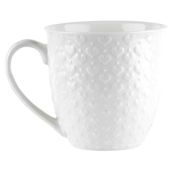 Keramisk Mugg med Hjärtan - Perfekt för Alla Tillfällen