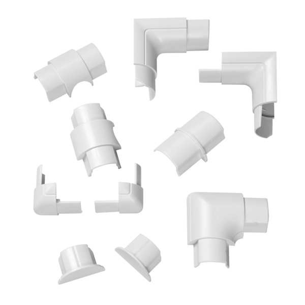 D-LINE Adapterisarja 30x15mm valkoinen