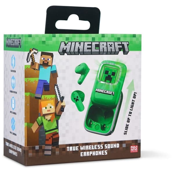 Minecraft-øretelefoner med indbygget mikrofon og støjisolering