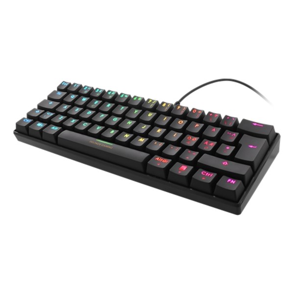 DELTACO GAMING Mini Mekanisk Keyboard, PAN Nordic - Sort