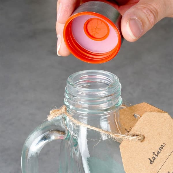 Kahvallinen lasipullo 550 ml