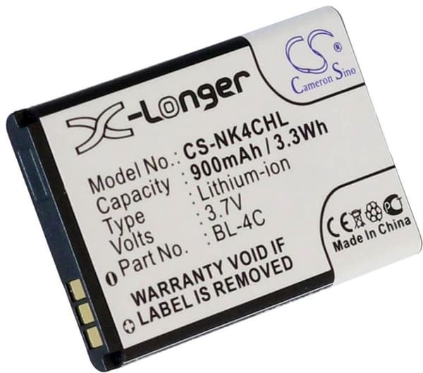 Batteri til Bl-4C udskiftningsbatteri