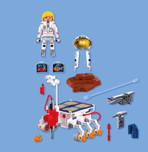 Mars Exploration Rover-legetøj med boremaskine og kameraer