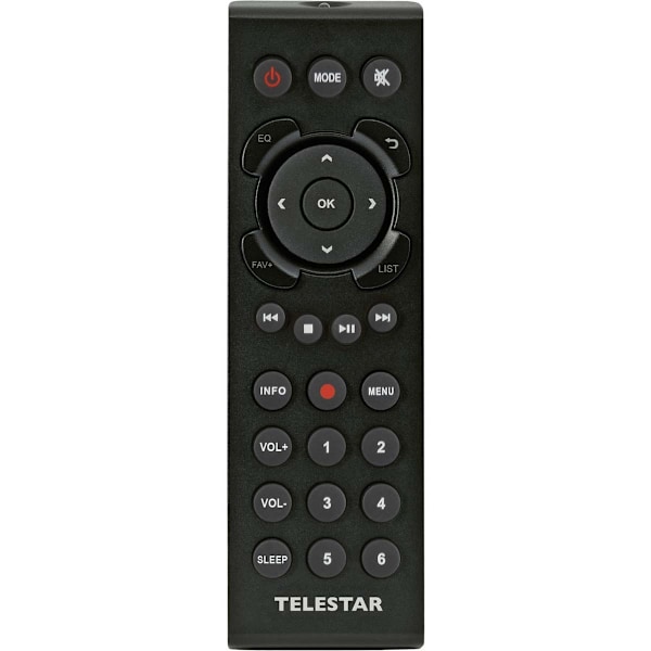 DIRA S21i+ EWF Multifunktionell stereoradio DAB+ / FM / Internet / Bluetooth Svart