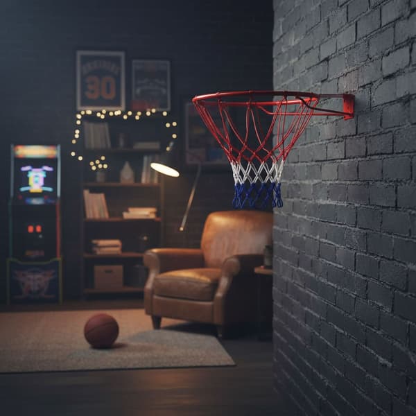 Väggmonterad basketkorg för utomhusbruk, 45 cm