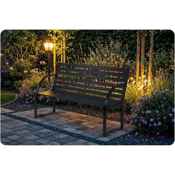 Puutarhapenkki selkänojalla 117,5 x 83 x 57 cm Sofotel Luca