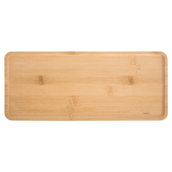 Snacksfat i bambu, rektangulärt 35x15 cm