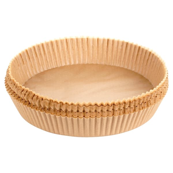 23 cm runde luftfriturebeholdere, 100-pak