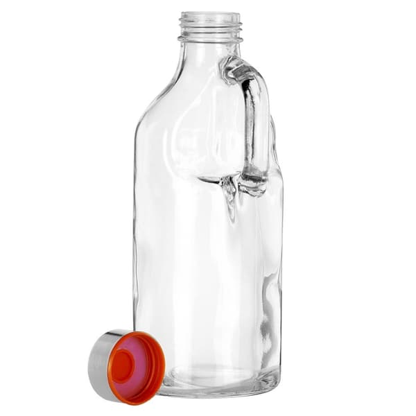 Kahvallinen lasipullo 550 ml