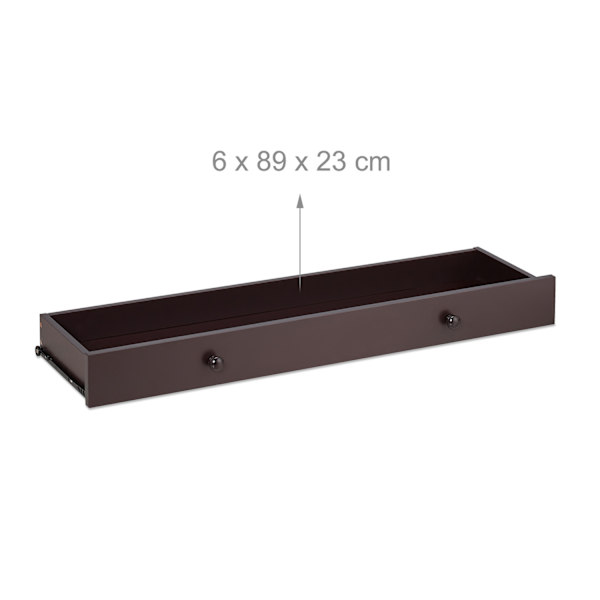 Konsolbord med skuffe og hylde