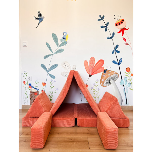 2-sæders sovesofa puslespil - Orange