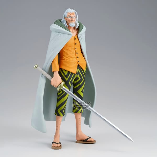 One Piece Silvers Rayleigh-figur, 23 cm samlarstaty