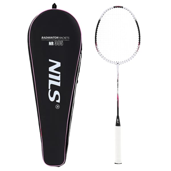 Badmintonracket i kol med lock